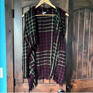 Maurices Plad Cardigan